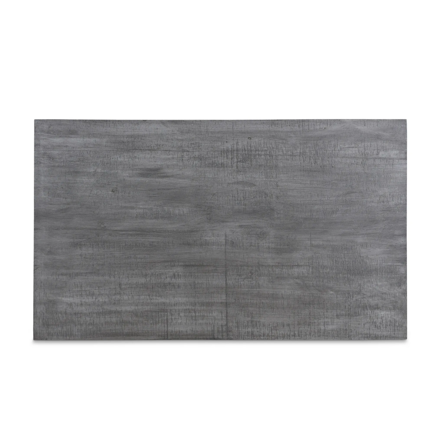 Raven Grey Mango Wood Dining Table With Gold Iron Legs