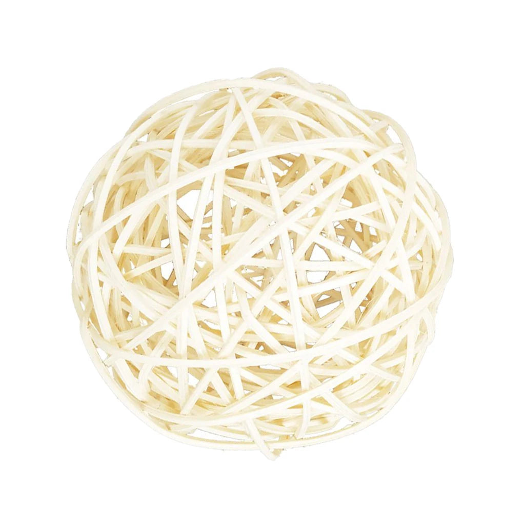 Wicker Balls 100mm- Natural Rattan Vine Pet Rabbit Parrot Bird Cat Toy Part