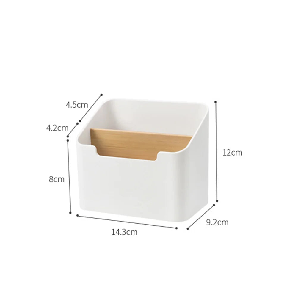 Simple Desk Office Storage Rack Desktop Pencil Remote Control Debris Stationery Household Living Room Supplies Home Organizer