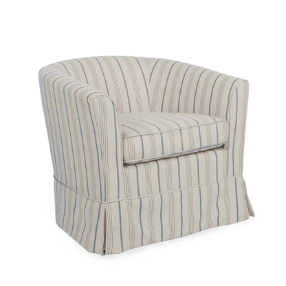 Zeniqua - Upholstered Swivel Chair With Loose Cover