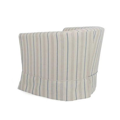 Zeniqua - Upholstered Swivel Chair With Loose Cover