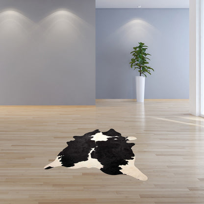 72" X 84" Tan And White Cowhide - Rug