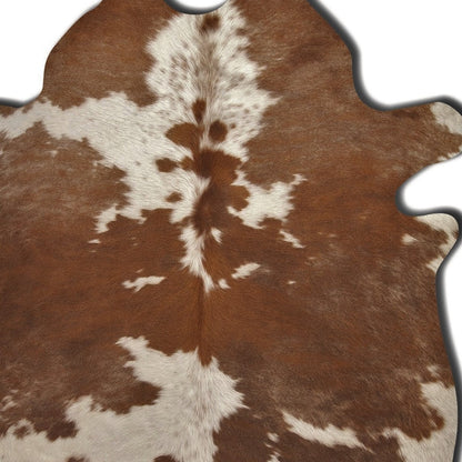 72" X 84" Tan And White Cowhide - Rug