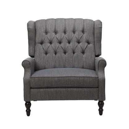 Dunham - Contemporary Fabric Tufted Oversized Pushback Recliner