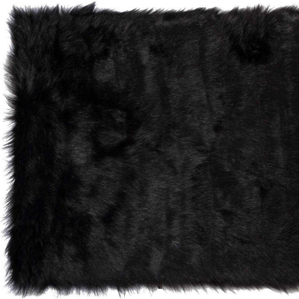 3' X 5' Tan Rectangular Faux Fur - Area Rug