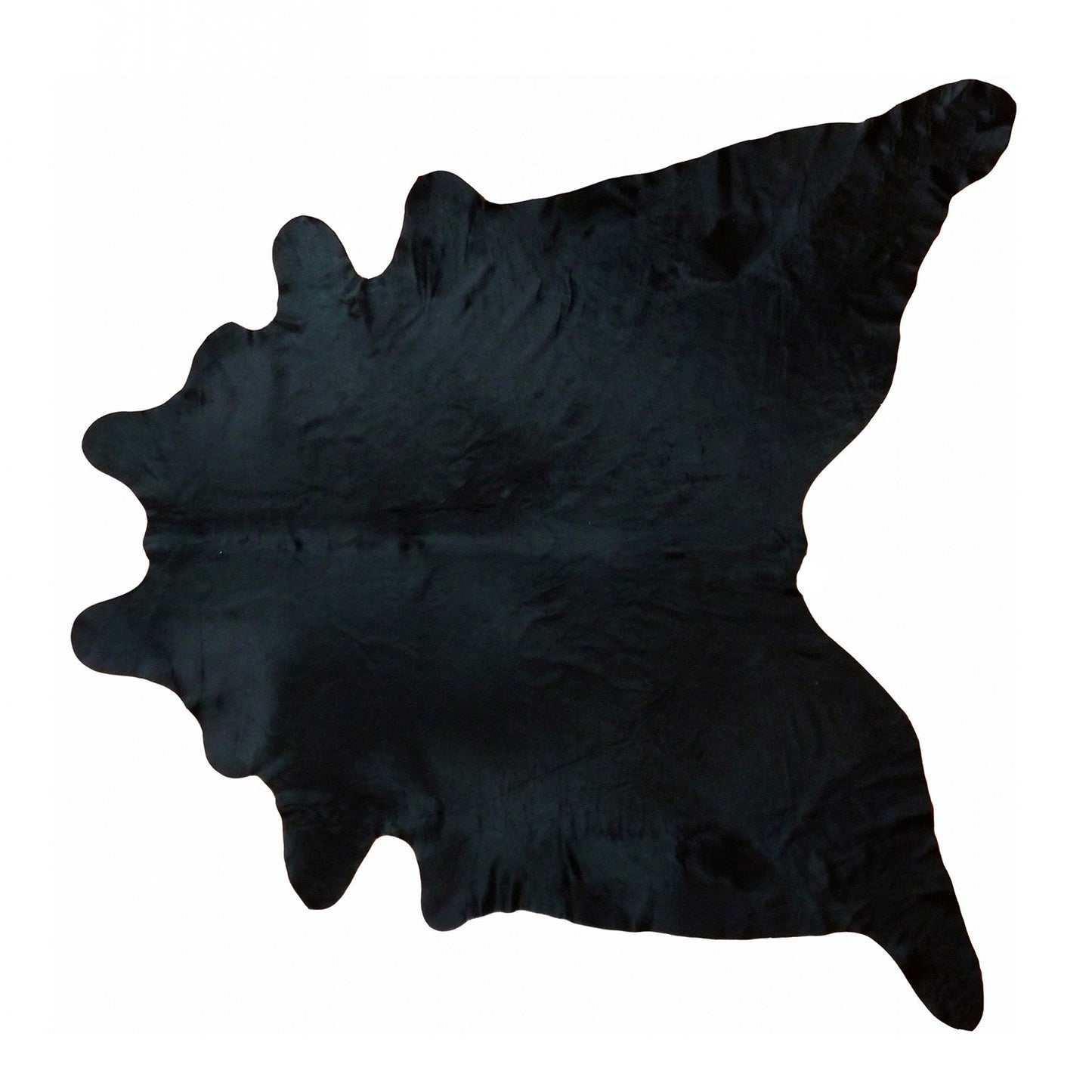 6.5 Ft  Natural Black Brindled Cowhide Rug