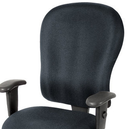 Charcoal Adjustable Swivel Fabric Rolling Office Chair