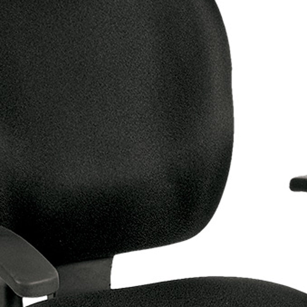 Charcoal Adjustable Swivel Fabric Rolling Office Chair