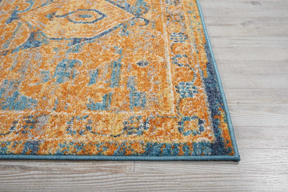 5' X 7' Sunset Power Loom Area Rug