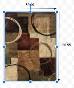 5' X 8' Brown And Black Abstract Geometric Area Rug