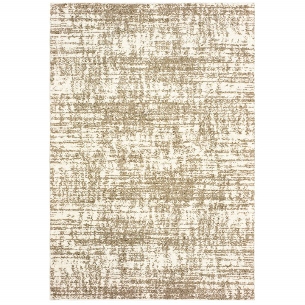 10' X 13' Taupe Dhurrie Area Rug