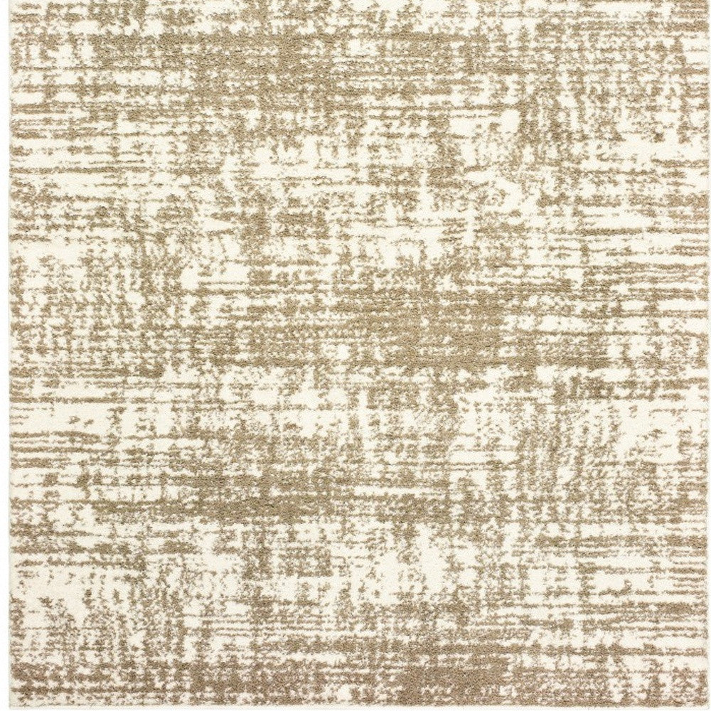 10' X 13' Taupe Dhurrie Area Rug