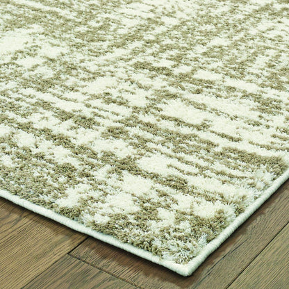 10' X 13' Taupe Dhurrie Area Rug