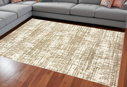 10' X 13' Taupe Dhurrie Area Rug