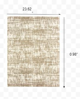 10' X 13' Taupe Dhurrie Area Rug