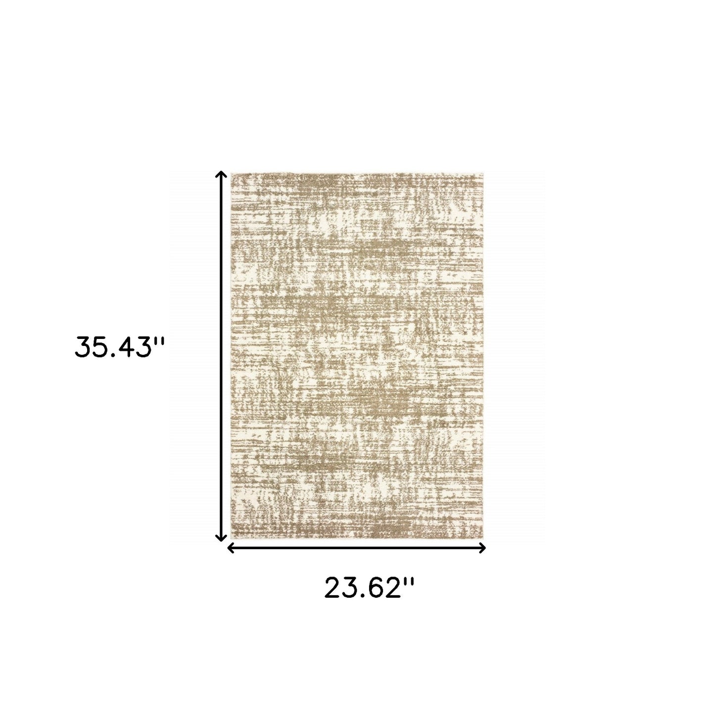 10' X 13' Taupe Dhurrie Area Rug