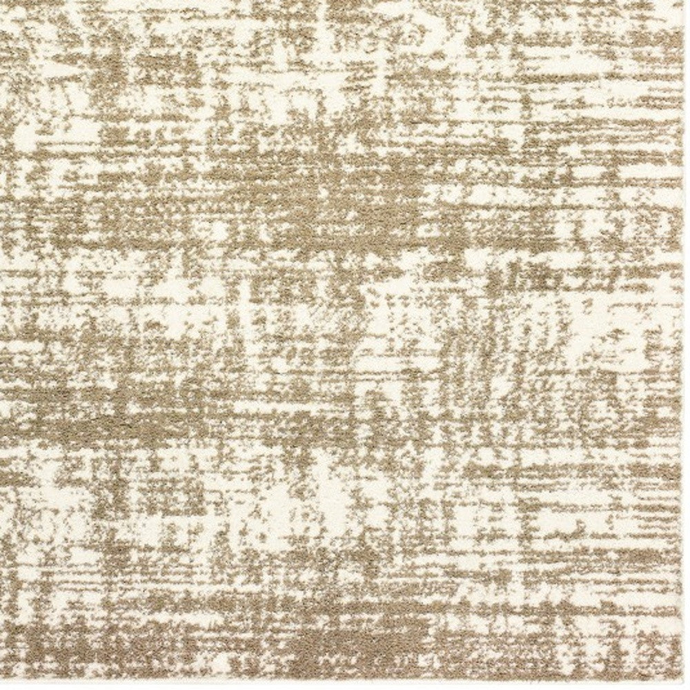 10' X 13' Taupe Dhurrie Area Rug