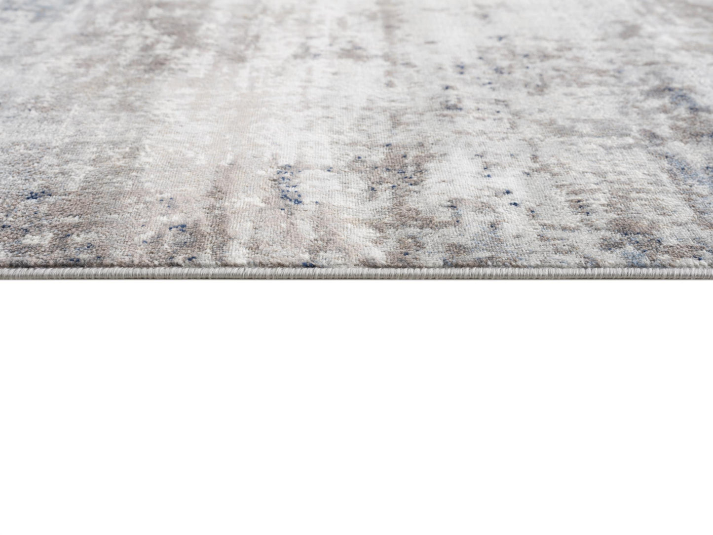 4' X 6' Navy Blue Distressed Striations Area Rug