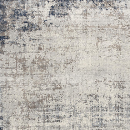 4' X 6' Navy Blue Distressed Striations Area Rug