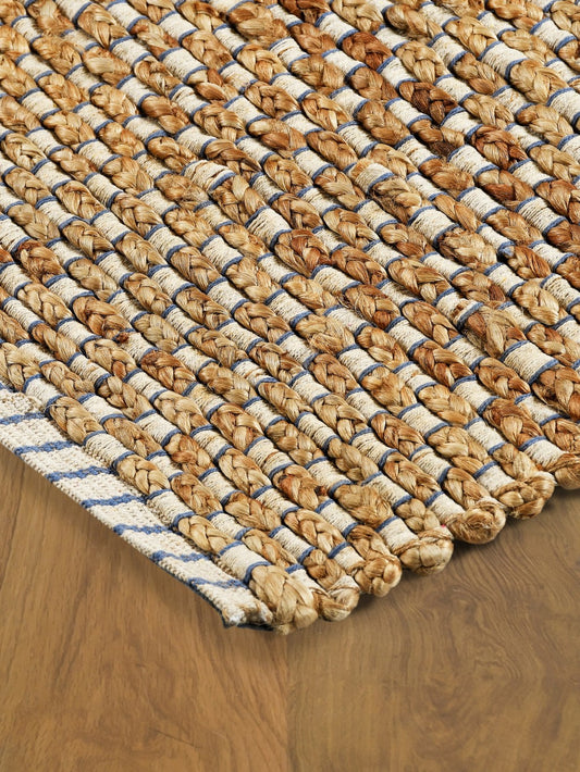 5' X 8' Natural Hand Woven Area Rug