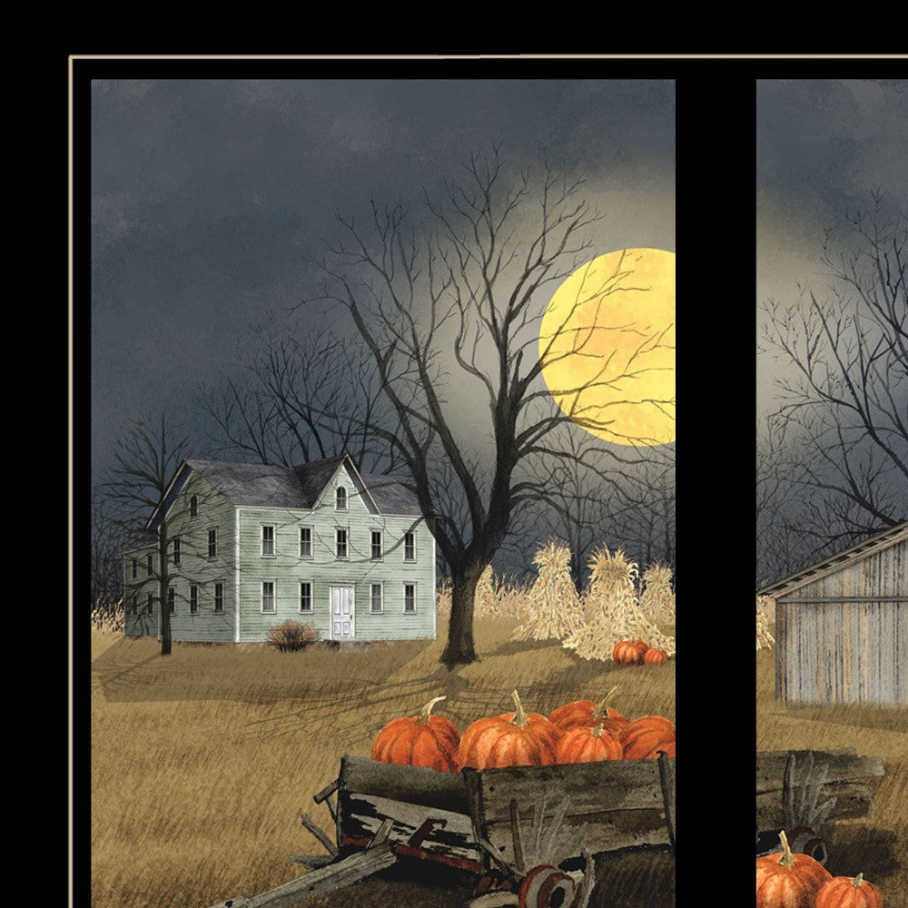 Harvest Moon 10 Black Framed Print Kitchen Wall Art