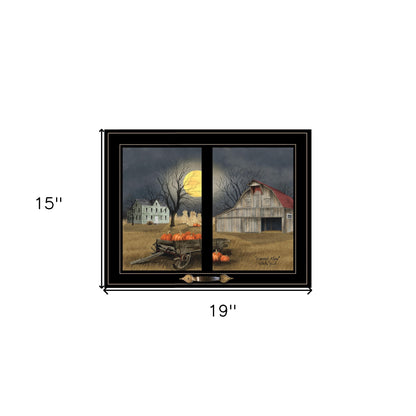 Harvest Moon 10 Black Framed Print Kitchen Wall Art