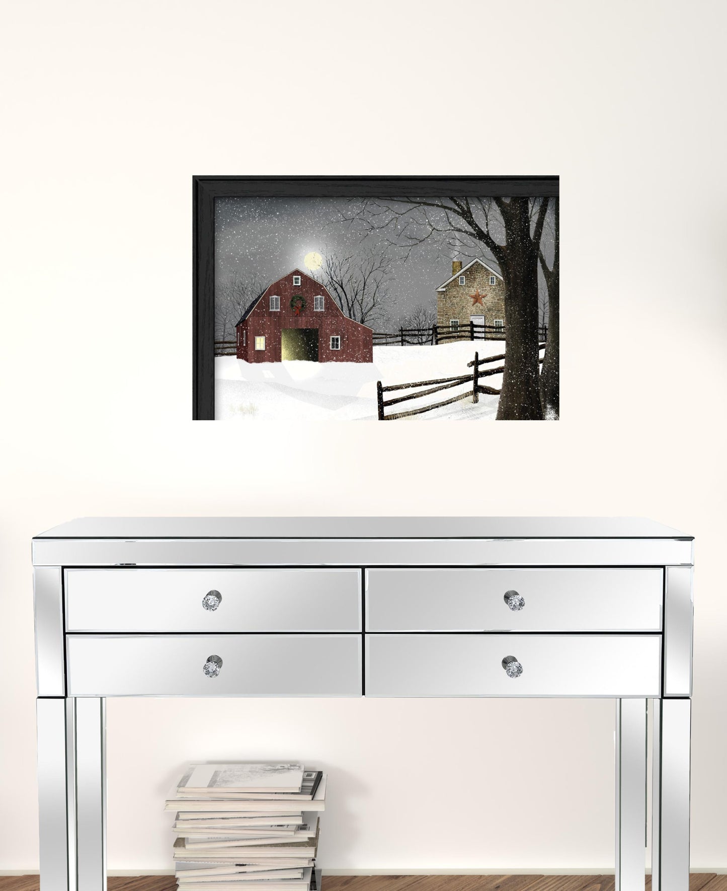 Light In The Stable 6 Black Framed Print Wall Art