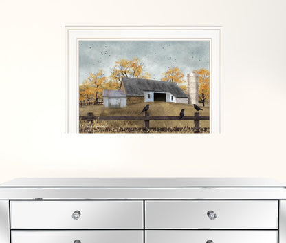 A Casual Conversation 3 White Framed Print Wall Art