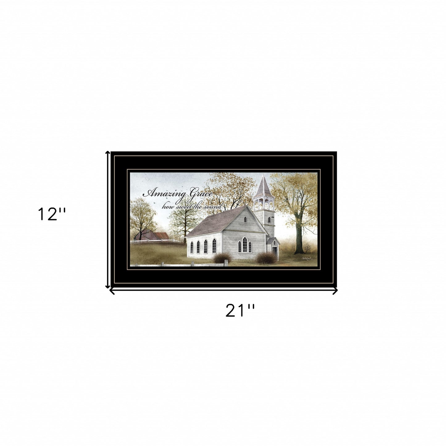 Amazing Grace 6 Black Framed Print Wall Art