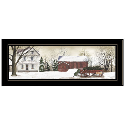 Christmas Trees For Sale 3 Black Framed Print Wall Art