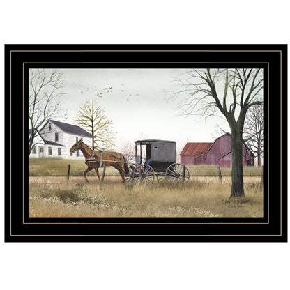 Goin To Market 3 Black Framed Print Wall Art