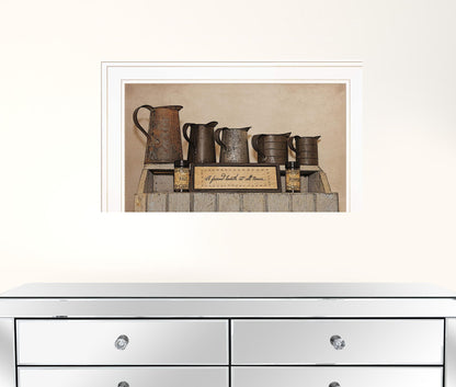 A Friend Loveth At All Time 2 White Framed Print Wall Art