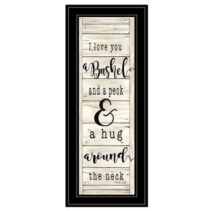 Hugs Collection 2 Black Framed Print Wall Art