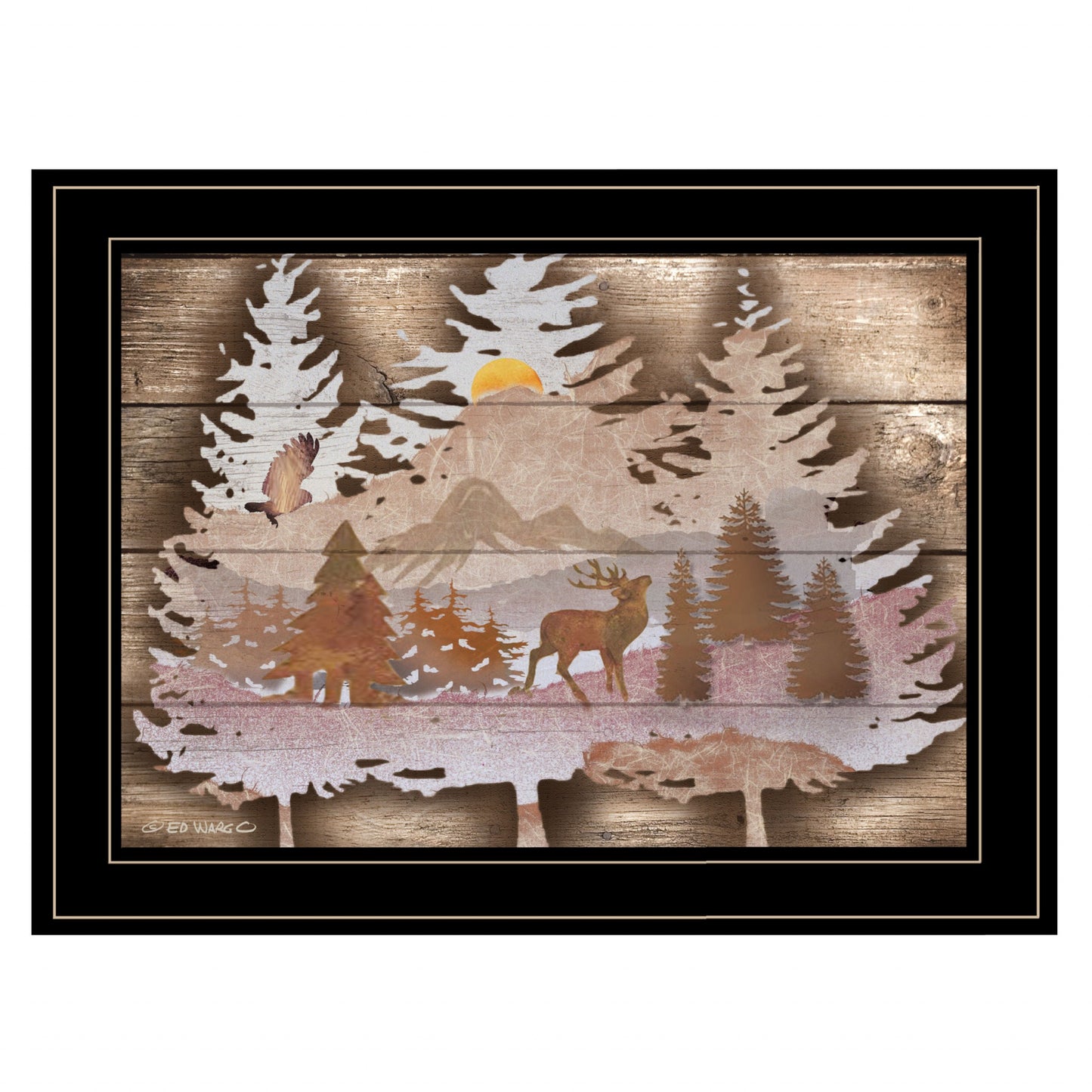 Great Outdoors I 3 Black Framed Print Wall Art