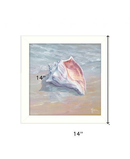 Whelk White Framed Print Wall Art