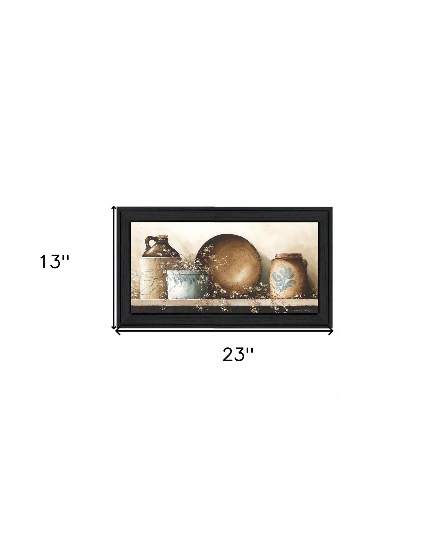 Shelf Life Too 1 Black Framed Print Wall Art