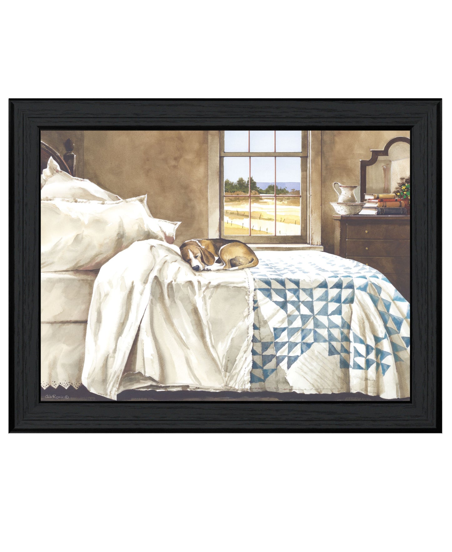 Home Alone 1 Black Framed Print Wall Art