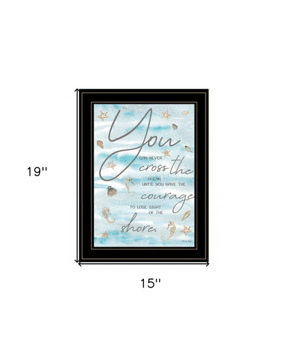 You Can Never 3 Black Framed Print Wall Art