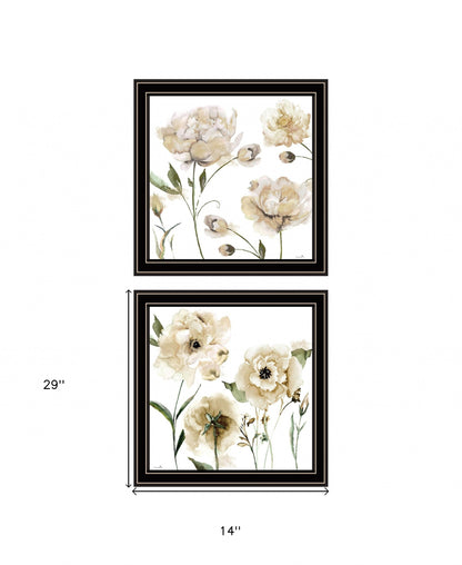 Set Of Two Brittany I and Sea II 2 Black Framed Print Wall Art