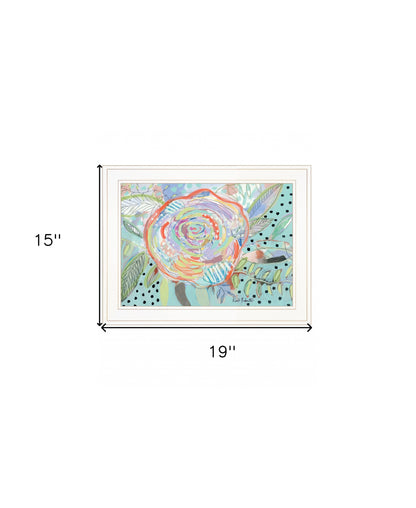 Bloom for Yourself 1 White Framed Print Wall Art