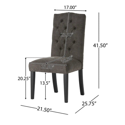 Harriet - Tufted Dining Chair With Button Tufting And Diamond Stitching