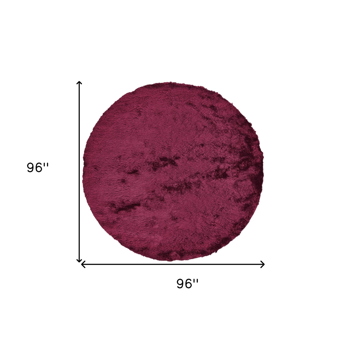 5' X 8' Blue And Black Shag Tufted Handmade Area Rug