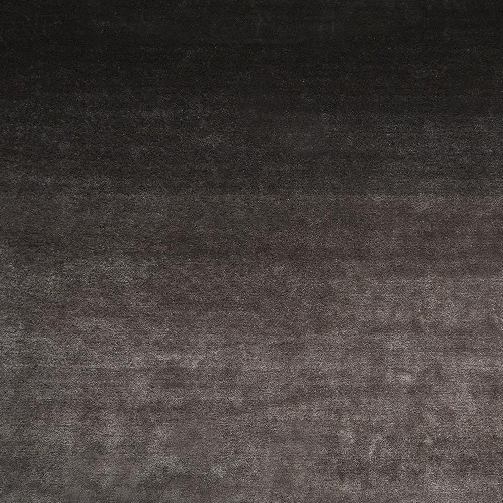 5' X 8' Blue And Black Shag Tufted Handmade Area Rug