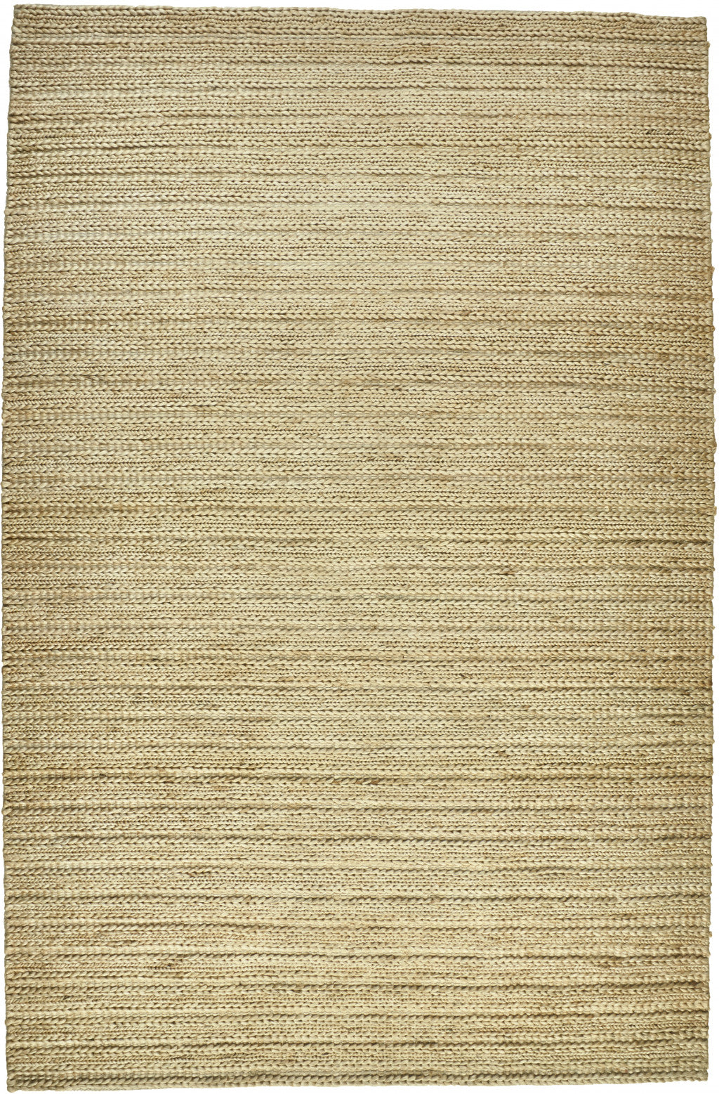 10' X 13' Tan Ivory And Taupe Hand Woven Area Rug