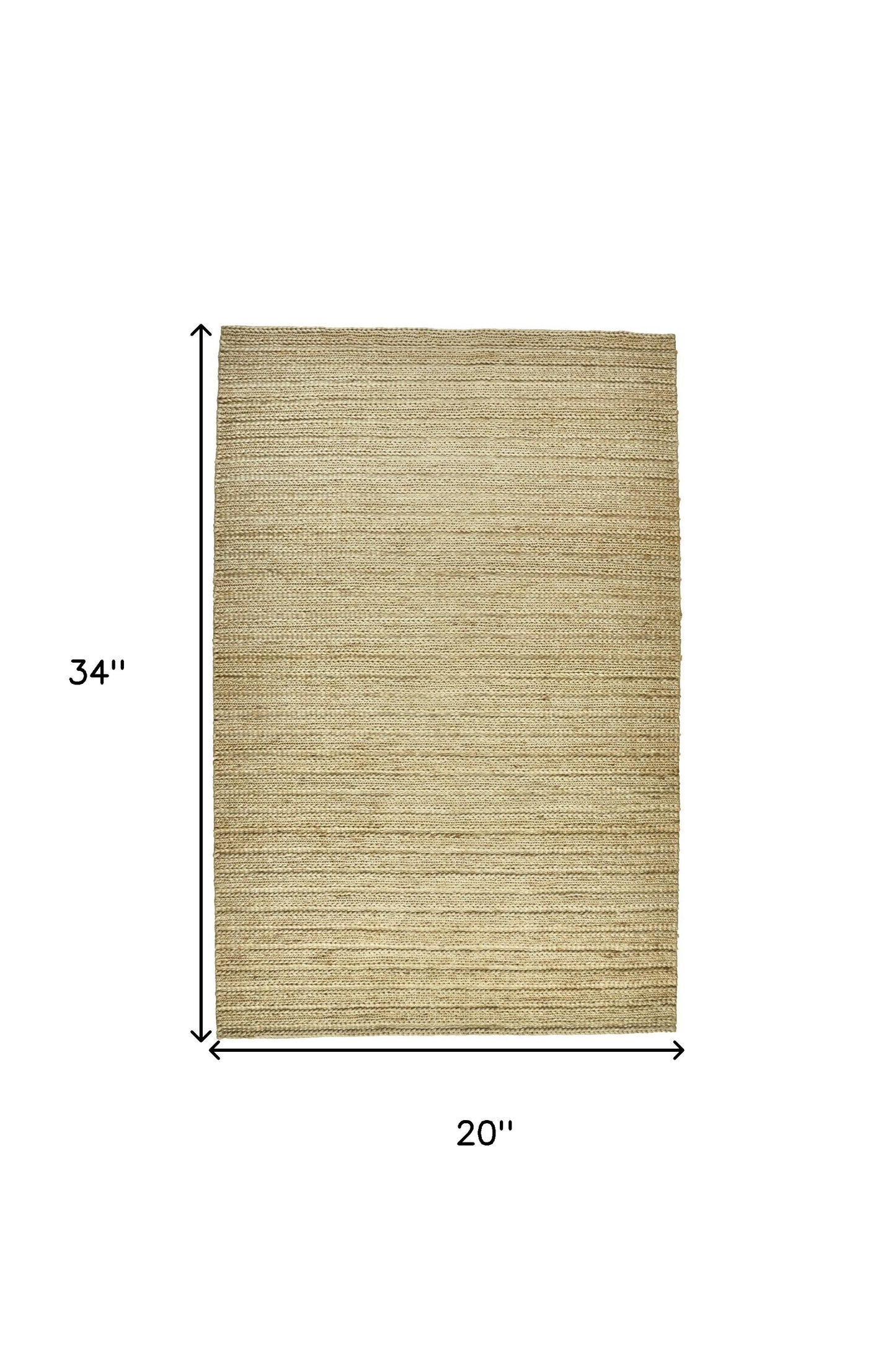 10' X 13' Tan Ivory And Taupe Hand Woven Area Rug