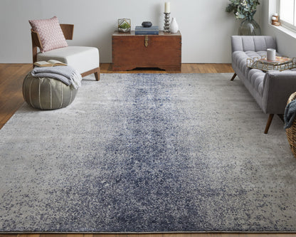 7' X 10' Gray Abstract Area Rug