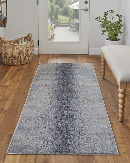 7' X 10' Gray Abstract Area Rug