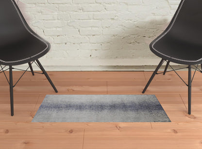 7' X 10' Gray Abstract Area Rug