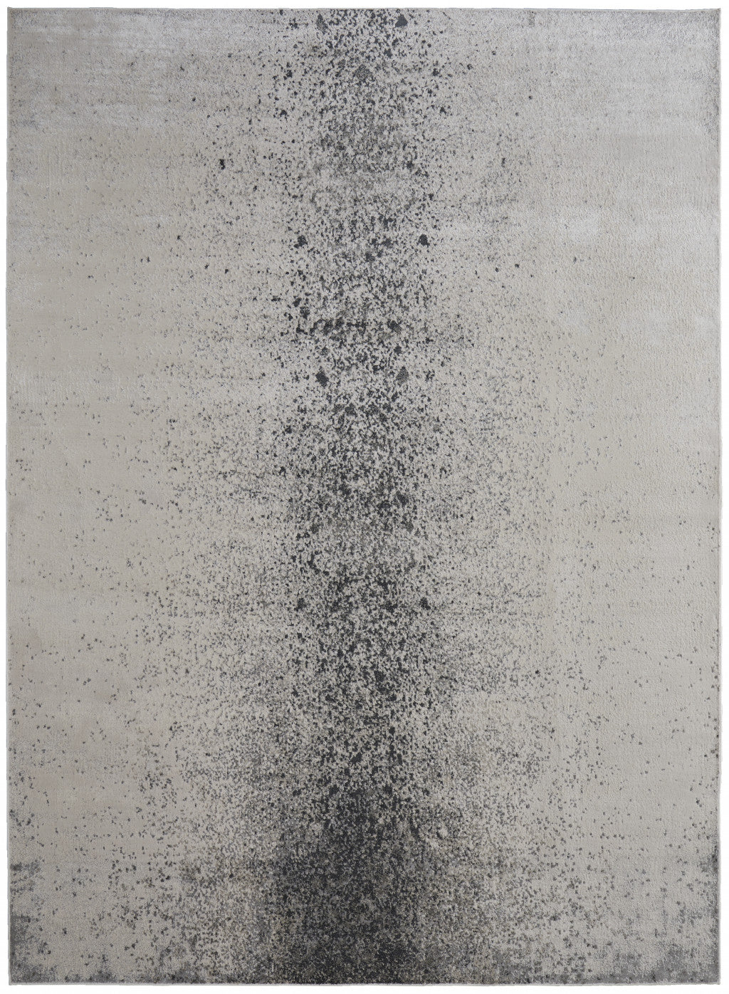 7' X 10' Gray Abstract Area Rug