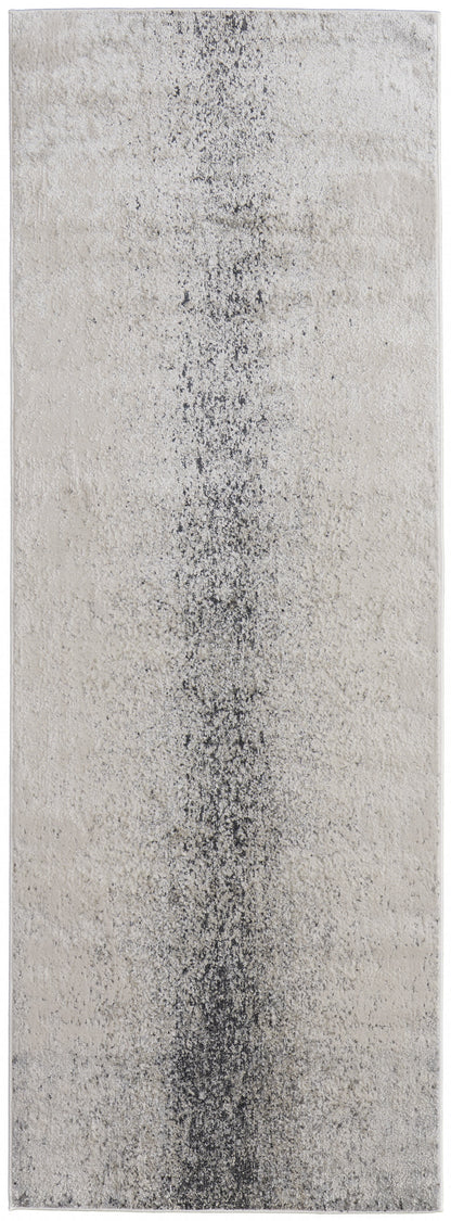 7' X 10' Gray Abstract Area Rug